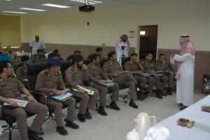 Jamoum Department of Chemistry Holds (How to Deal with Chemical Substances) Course for Civil Defense Officers